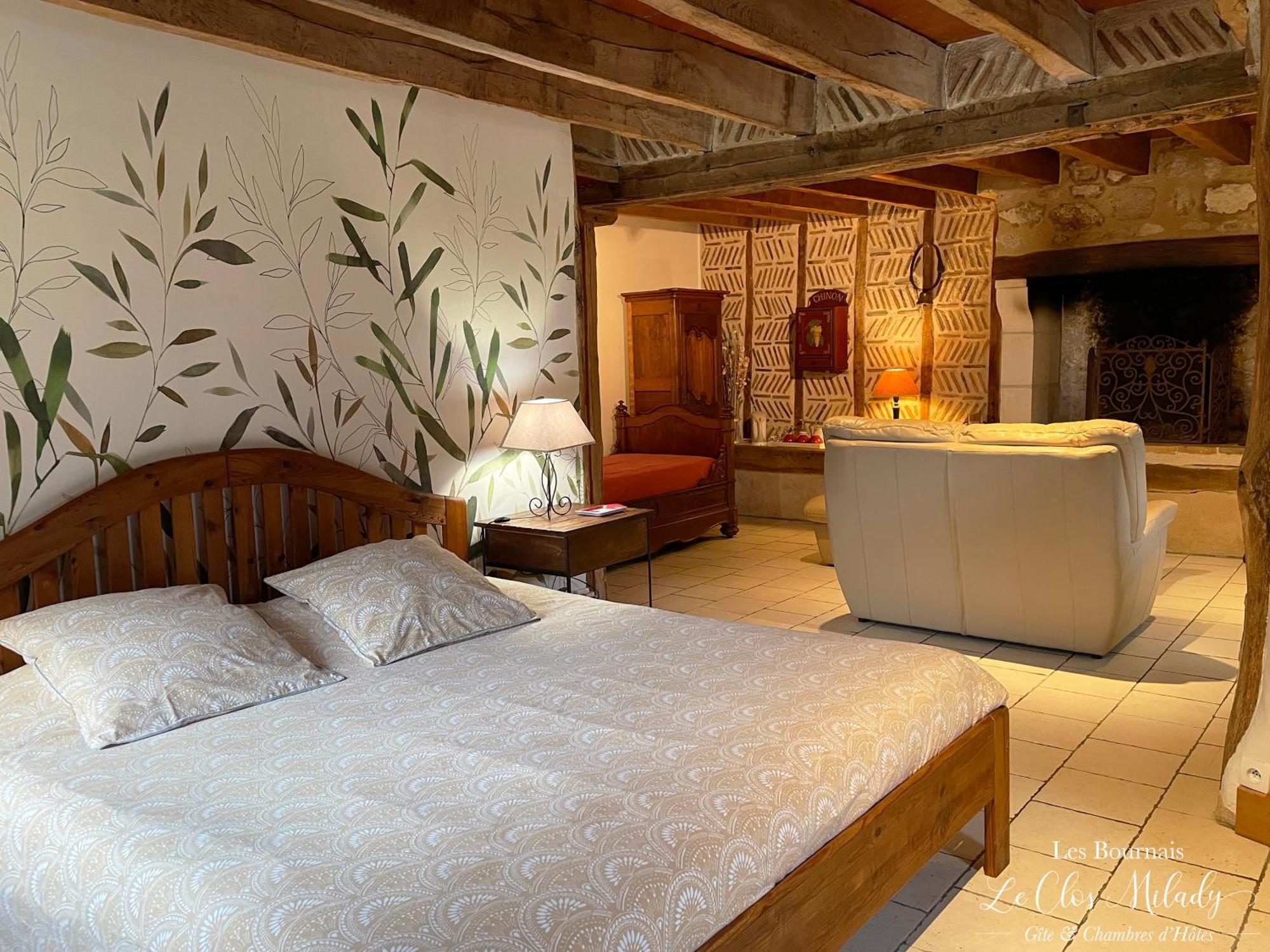 Chambres D'Hotes Les Bournais - Le Clos Milady L'Ile-Bouchard Eksteriør bilde