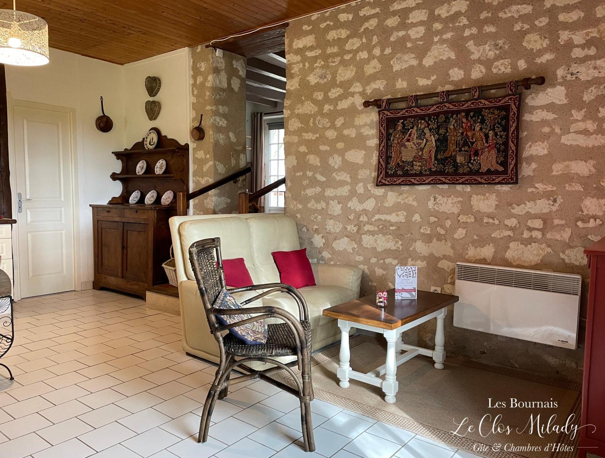 Chambres D'Hotes Les Bournais - Le Clos Milady L'Ile-Bouchard Eksteriør bilde