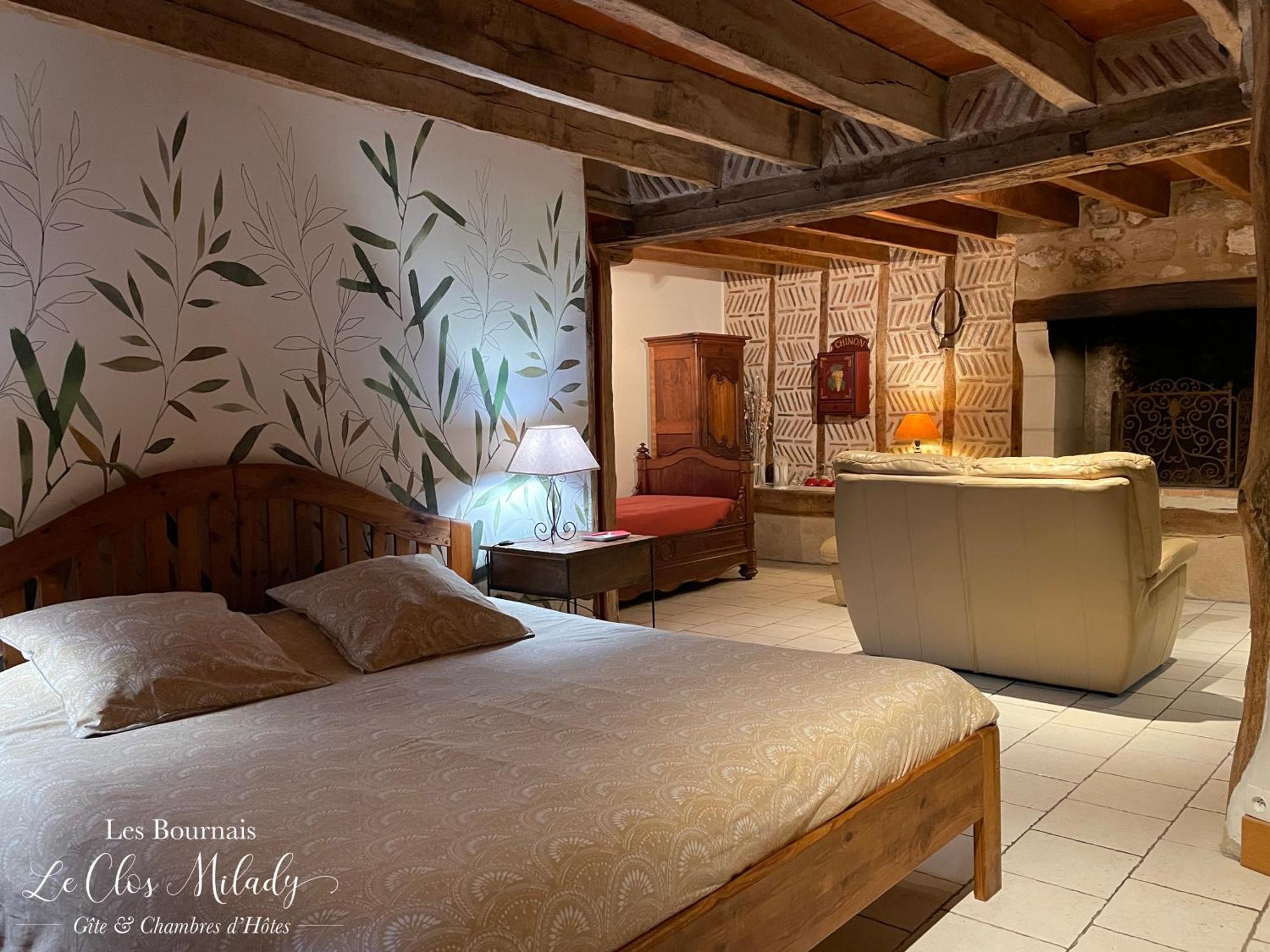 Chambres D'Hotes Les Bournais - Le Clos Milady L'Ile-Bouchard Eksteriør bilde